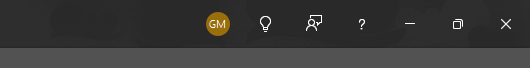 Office テーマがダークモードのときの模様