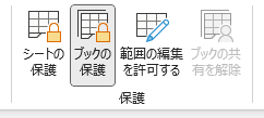 リボンからシート構成が保護された状態