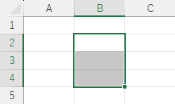 一列を範囲選択