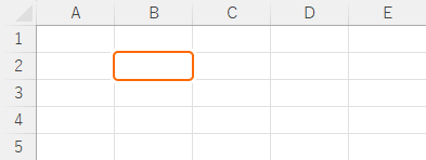 範囲選択の始点となるセルを選択