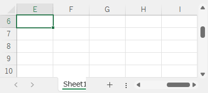 シートを画面単位でスクロールする